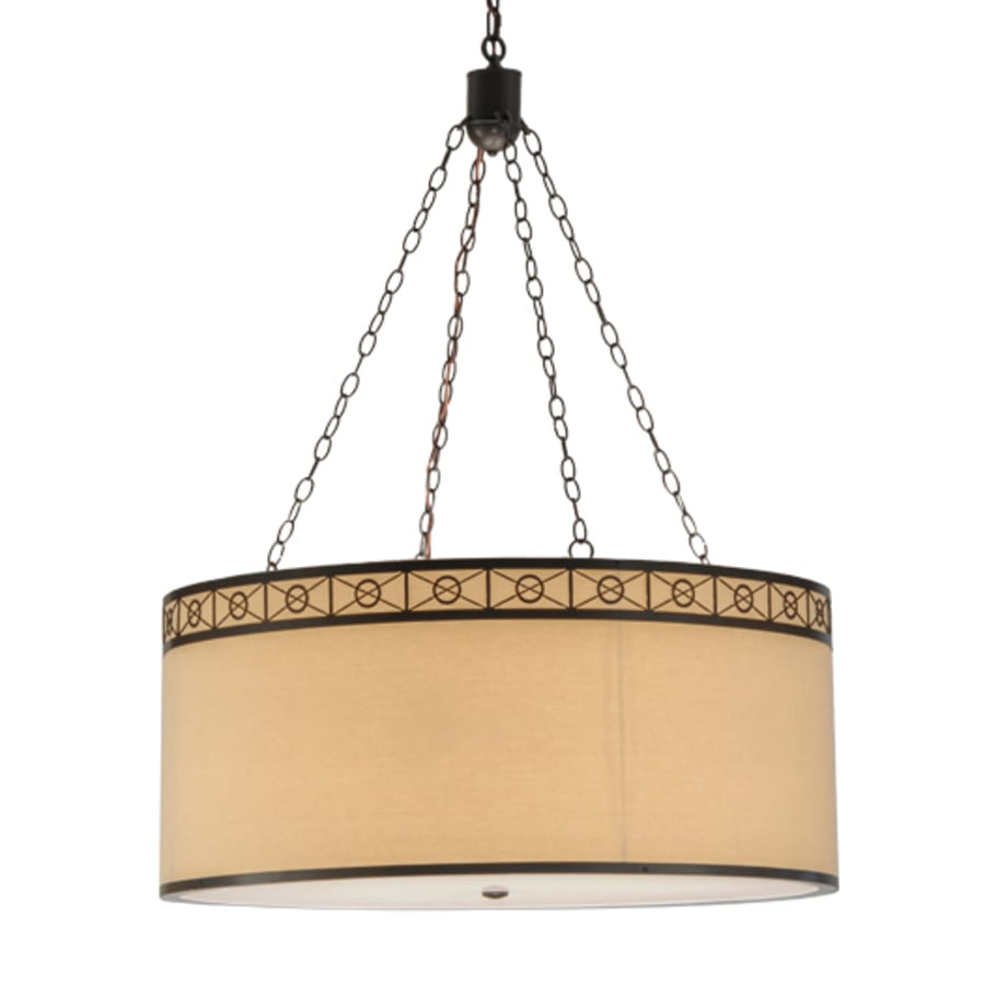 Meyda Tiffany Cilindro 4 Light 37" Wide Suspension Pendant