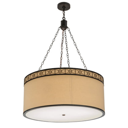 Meyda Tiffany Cilindro 4 Light 37" Wide Suspension Pendant