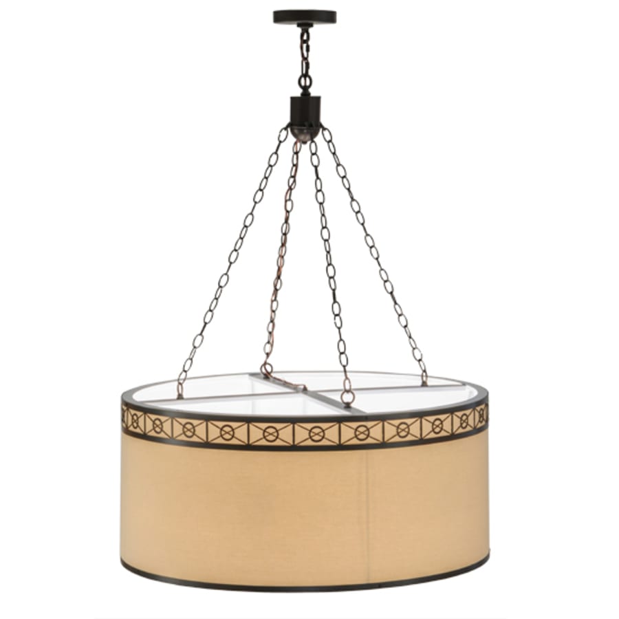Meyda Tiffany Cilindro 4 Light 37" Wide Suspension Pendant