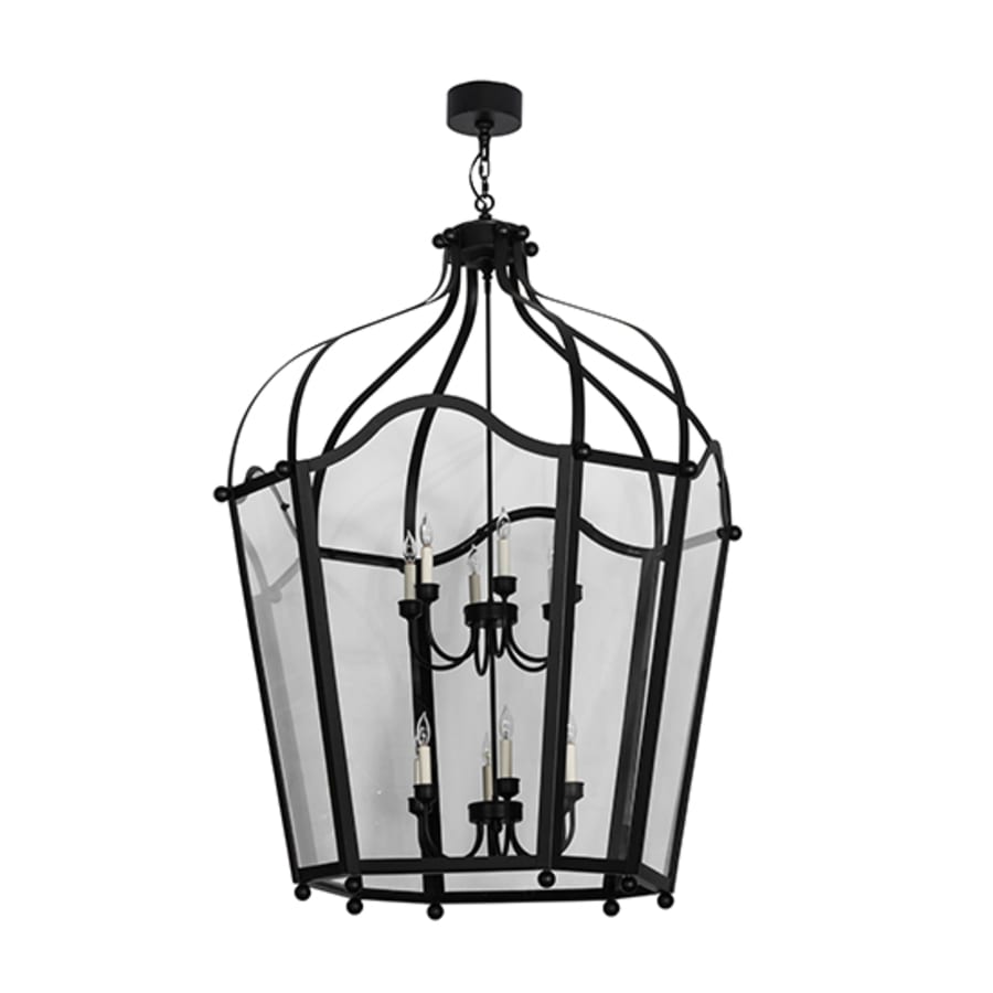 Meyda Tiffany Citadel 12 Light 42" Wide Taper Candle Pendant