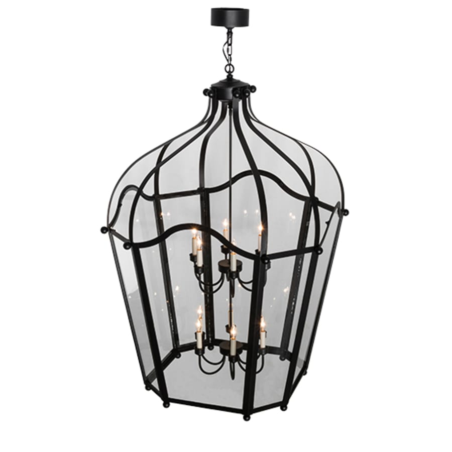 Meyda Tiffany Citadel 12 Light 42" Wide Taper Candle Pendant