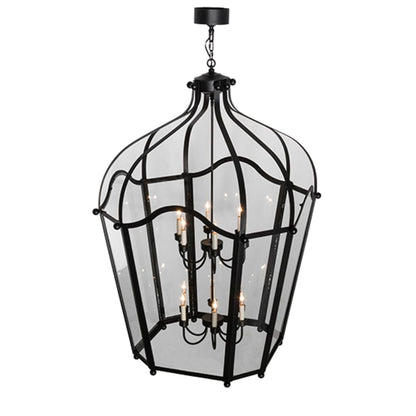 Meyda Tiffany Citadel 12 Light 42" Wide Taper Candle Pendant