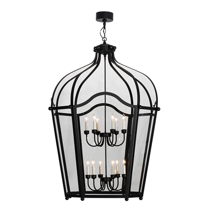 Meyda Tiffany Citadel 12 Light 42" Wide Taper Candle Pendant