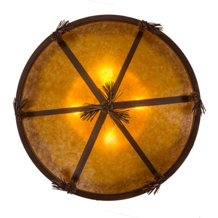 Meyda Tiffany High Plains Rider and The Herd 5 Light 36" Wide Pendant