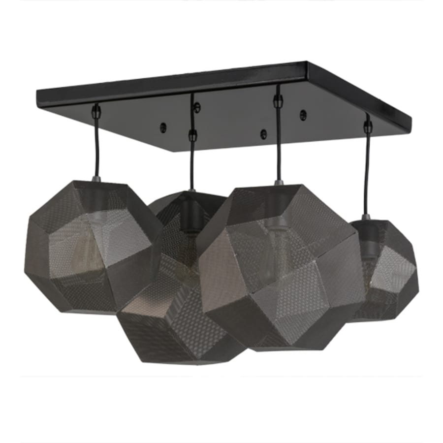Meyda Tiffany Nidos Struttura 4 Light 30" Wide Abstract Multi Light Pendant