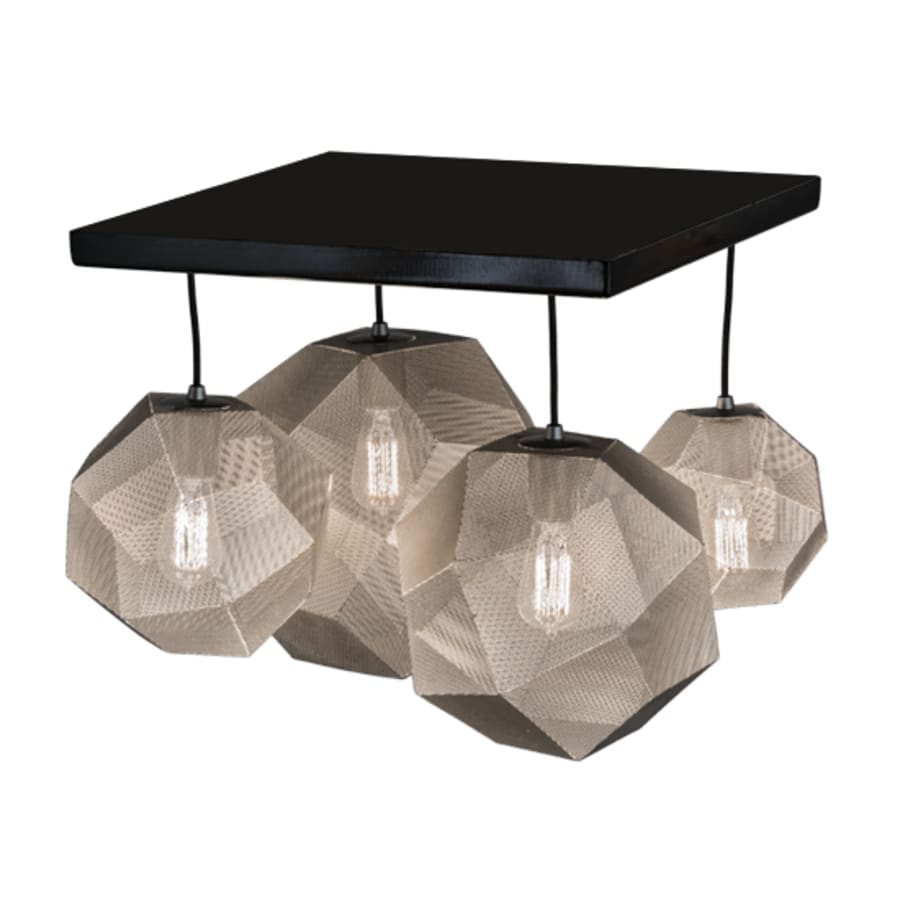 Meyda Tiffany Nidos Struttura 4 Light 30" Wide Abstract Multi Light Pendant