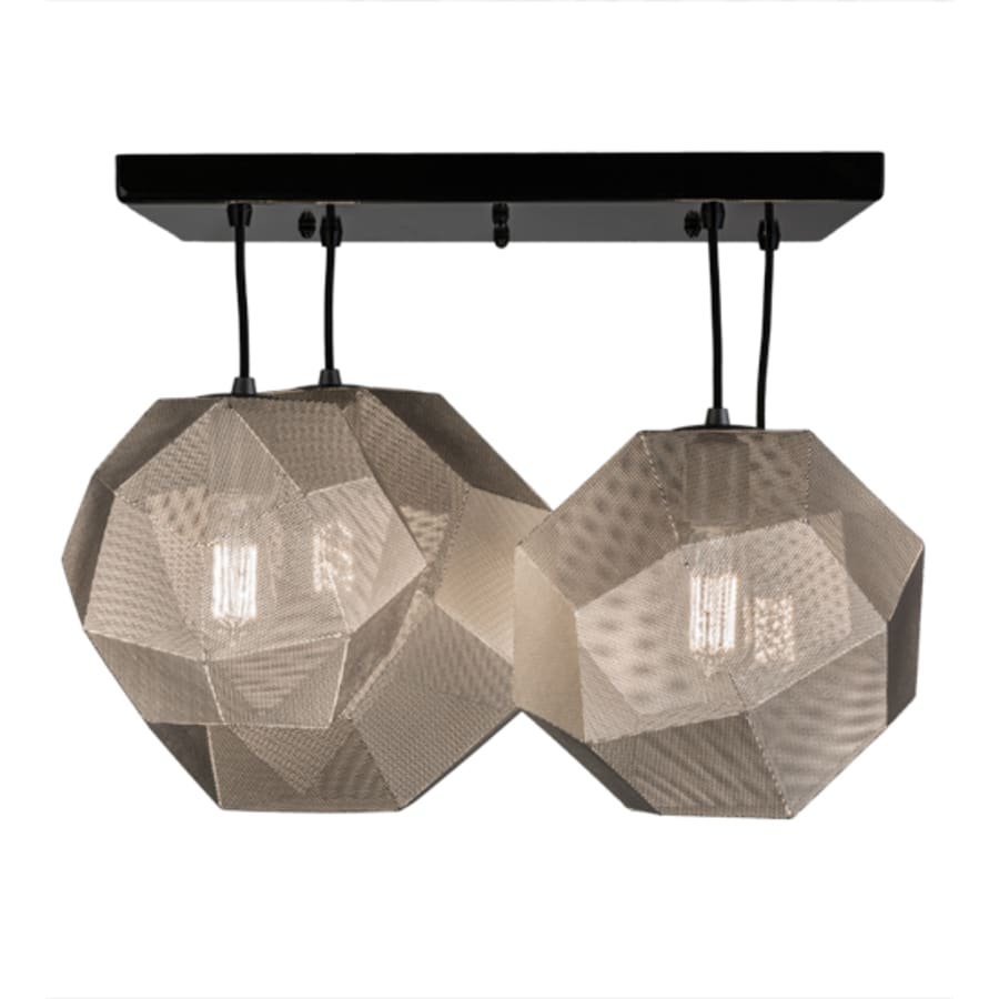 Meyda Tiffany Nidos Struttura 4 Light 30" Wide Abstract Multi Light Pendant