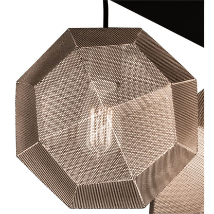 Meyda Tiffany Nidos Struttura 4 Light 30" Wide Abstract Multi Light Pendant
