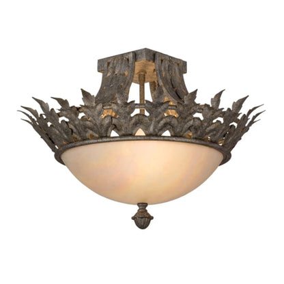 Meyda Tiffany Hampton 2 Light 16" Wide Semi-Flush Bowl Ceiling Fixture