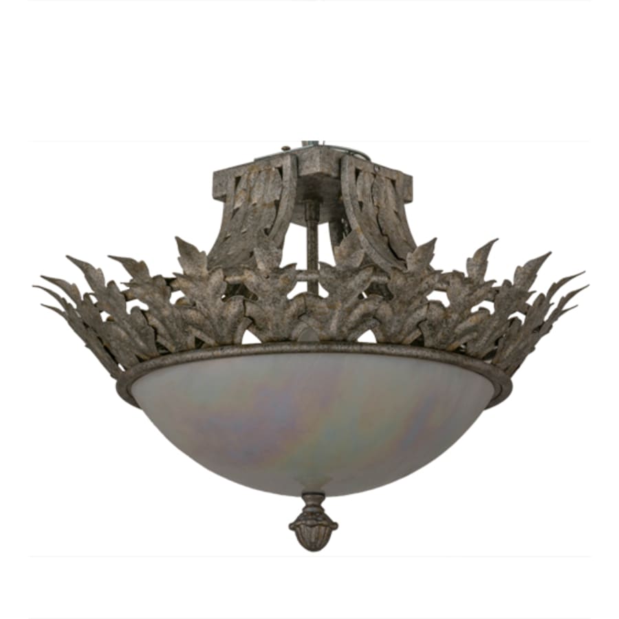 Meyda Tiffany Hampton 2 Light 16" Wide Semi-Flush Bowl Ceiling Fixture