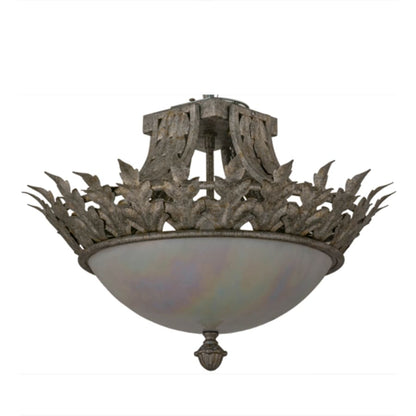 Meyda Tiffany Hampton 2 Light 16" Wide Semi-Flush Bowl Ceiling Fixture