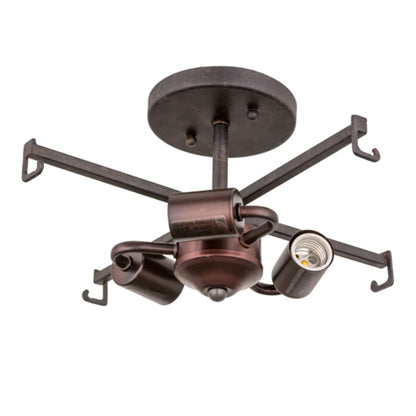 Meyda Tiffany Radha 3 Light 16" Wide Semi-Flush Drum Ceiling Fixture