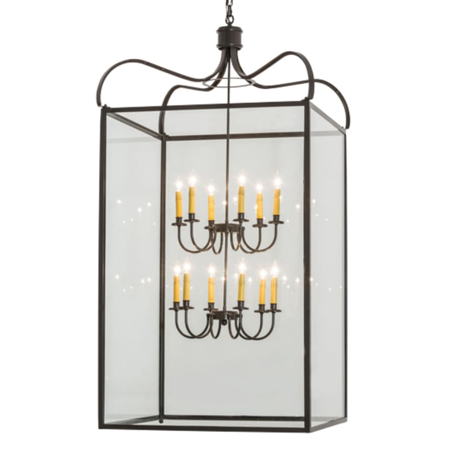 Meyda Tiffany Rennes 12 Light 43" Wide Taper Candle Pendant