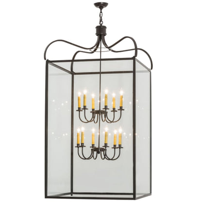 Meyda Tiffany Rennes 12 Light 43" Wide Taper Candle Pendant