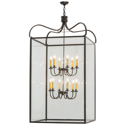Meyda Tiffany Rennes 12 Light 43" Wide Taper Candle Pendant
