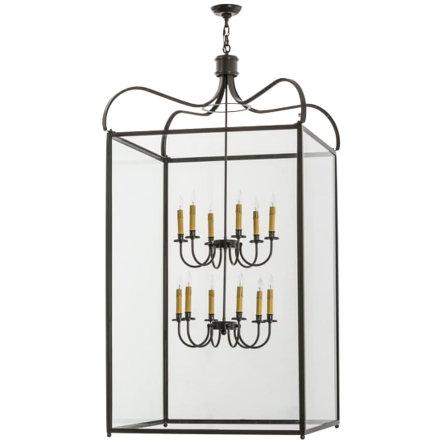 Meyda Tiffany Rennes 12 Light 43" Wide Taper Candle Pendant