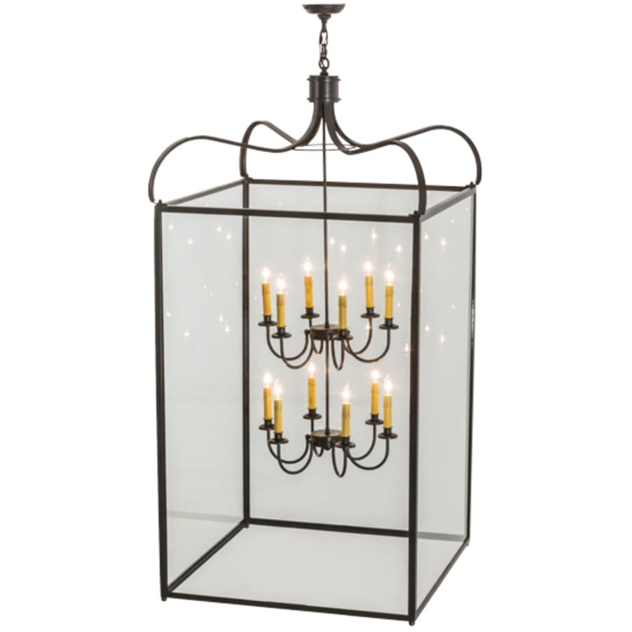 Meyda Tiffany Rennes 12 Light 43" Wide Taper Candle Pendant