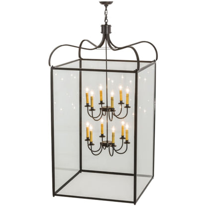 Meyda Tiffany Rennes 12 Light 43" Wide Taper Candle Pendant