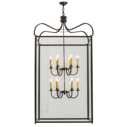 Meyda Tiffany Rennes 12 Light 43" Wide Taper Candle Pendant