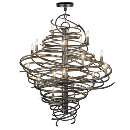 Meyda Tiffany Cyclone 18 Light 36" Wide Candle Style Chandelier