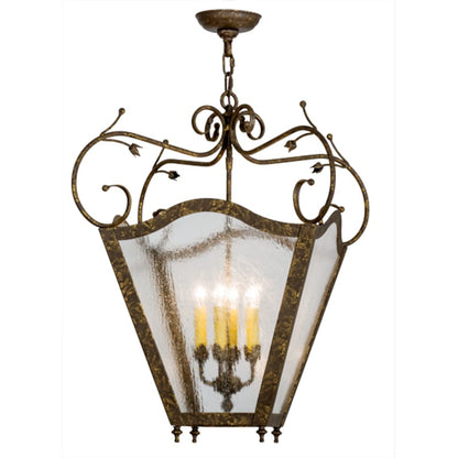 Meyda Tiffany Terena 4 Light 27" Wide Taper Candle Pendant