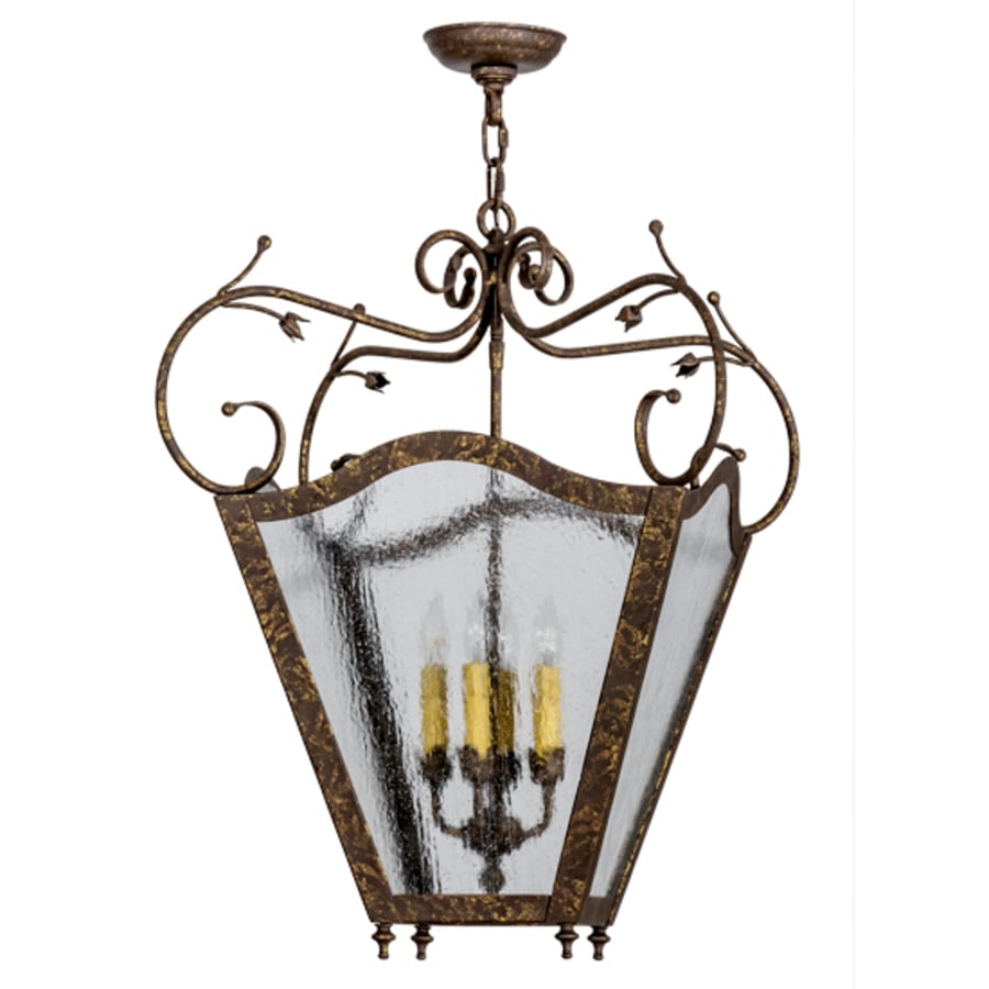 Meyda Tiffany Terena 4 Light 27" Wide Taper Candle Pendant