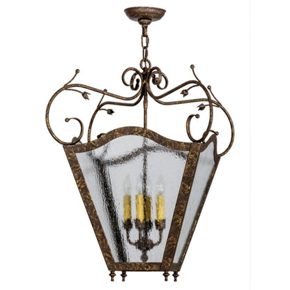 Meyda Tiffany Terena 4 Light 27" Wide Taper Candle Pendant