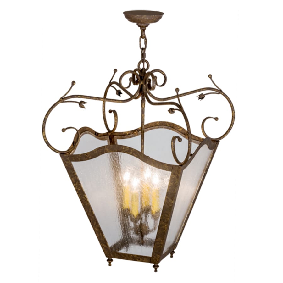 Meyda Tiffany Terena 4 Light 27" Wide Taper Candle Pendant