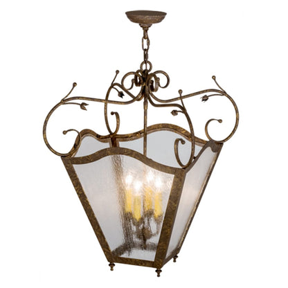 Meyda Tiffany Terena 4 Light 27" Wide Taper Candle Pendant