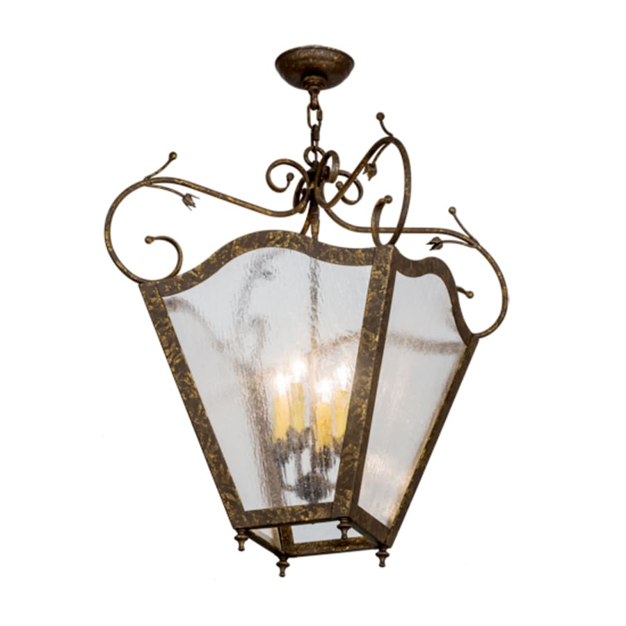 Meyda Tiffany Terena 4 Light 27" Wide Taper Candle Pendant