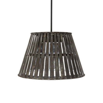 Meyda Tiffany Peach Basket 3 Light 31" Wide Wood Pendant