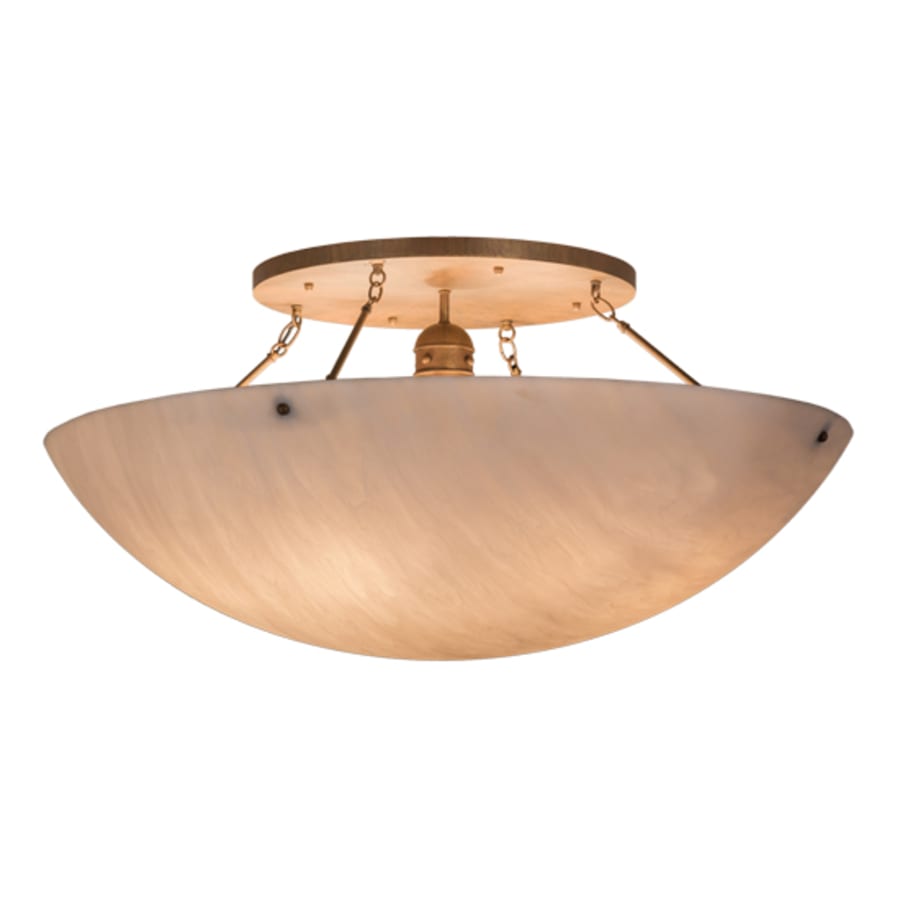 Meyda Tiffany Artesia 8 Light 42" Wide Semi-Flush Bowl Ceiling Fixture
