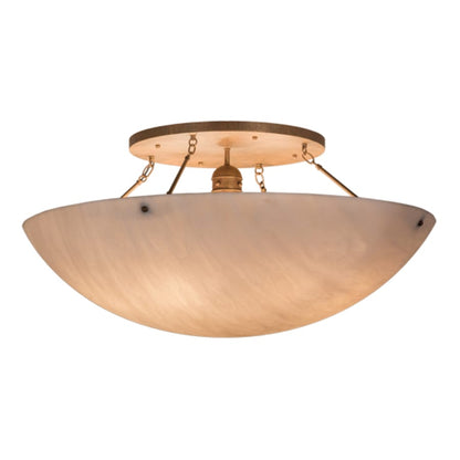Meyda Tiffany Artesia 8 Light 42" Wide Semi-Flush Bowl Ceiling Fixture