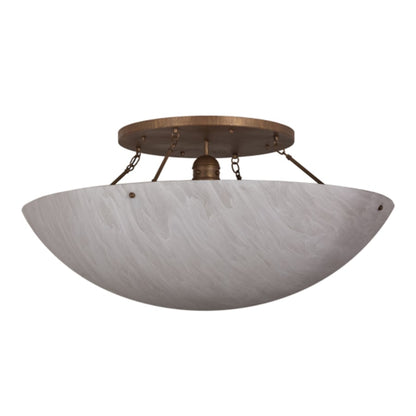 Meyda Tiffany Artesia 8 Light 42" Wide Semi-Flush Bowl Ceiling Fixture