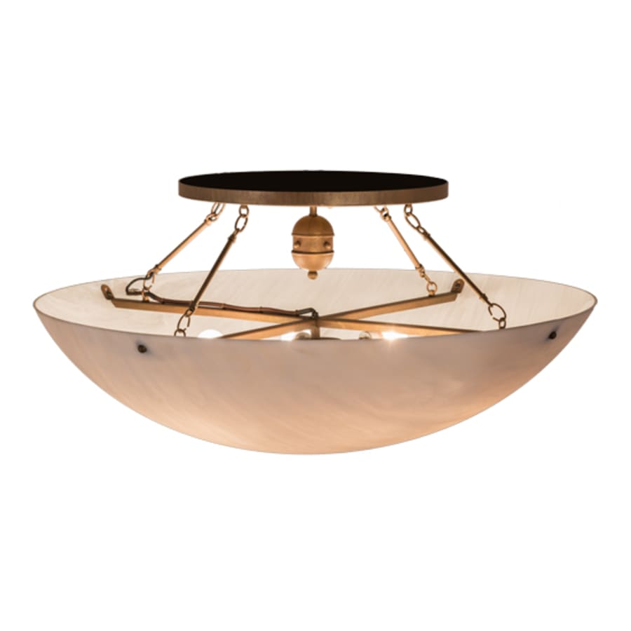 Meyda Tiffany Artesia 8 Light 42" Wide Semi-Flush Bowl Ceiling Fixture