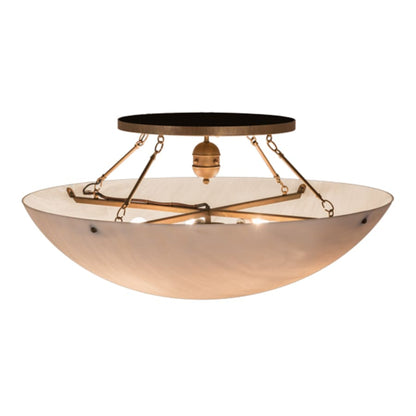 Meyda Tiffany Artesia 8 Light 42" Wide Semi-Flush Bowl Ceiling Fixture