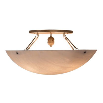 Meyda Tiffany Artesia 8 Light 42" Wide Semi-Flush Bowl Ceiling Fixture