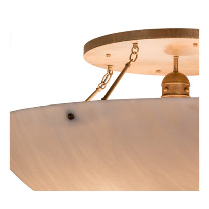 Meyda Tiffany Artesia 8 Light 42" Wide Semi-Flush Bowl Ceiling Fixture
