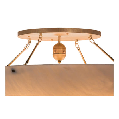 Meyda Tiffany Artesia 8 Light 42" Wide Semi-Flush Bowl Ceiling Fixture