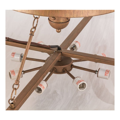 Meyda Tiffany Artesia 8 Light 42" Wide Semi-Flush Bowl Ceiling Fixture