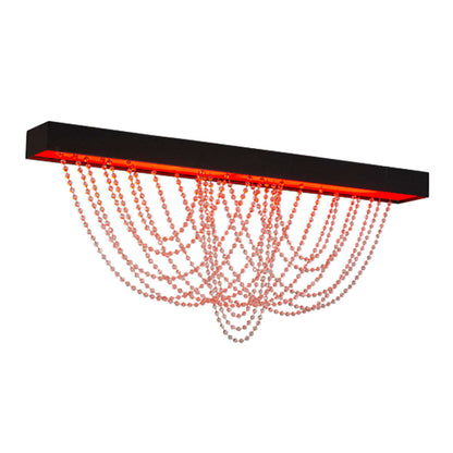 Meyda Tiffany Hollander 64" Wide LED Flush Mount Ceiling Fixture