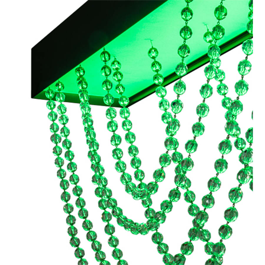 Meyda Tiffany Hollander 64" Wide LED Flush Mount Ceiling Fixture