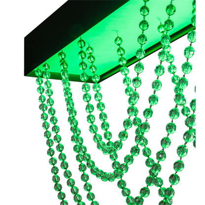 Meyda Tiffany Hollander 64" Wide LED Flush Mount Ceiling Fixture