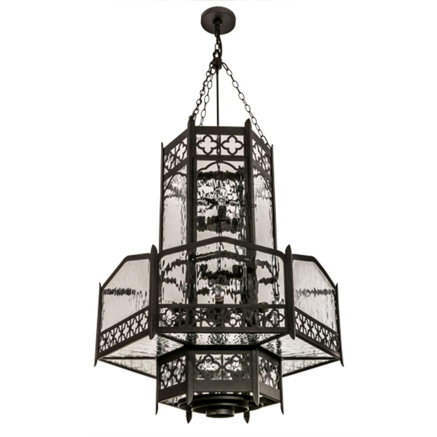 Meyda Tiffany Church 6 Light 36" Wide Abstract Pendant