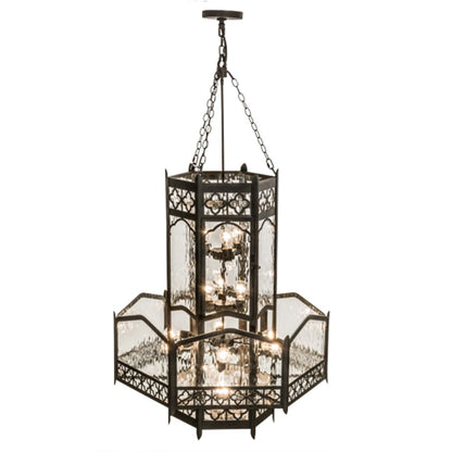 Meyda Tiffany Church 6 Light 36" Wide Abstract Pendant