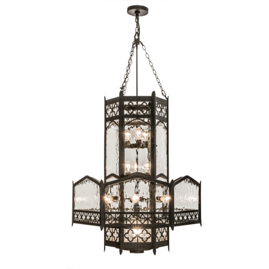 Meyda Tiffany Church 6 Light 36" Wide Abstract Pendant