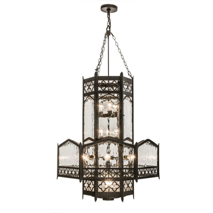 Meyda Tiffany Church 6 Light 36" Wide Abstract Pendant