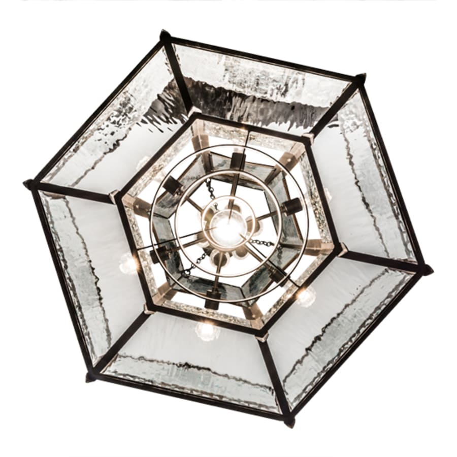 Meyda Tiffany Church 6 Light 36" Wide Abstract Pendant