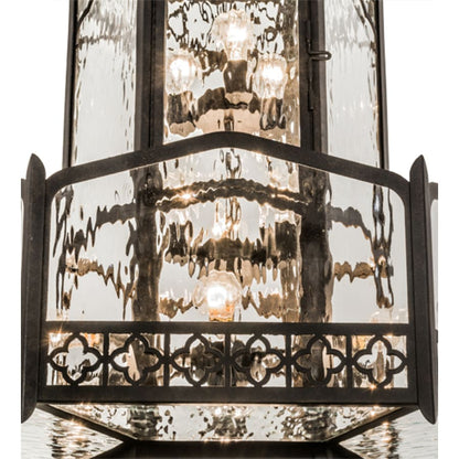 Meyda Tiffany Church 6 Light 36" Wide Abstract Pendant
