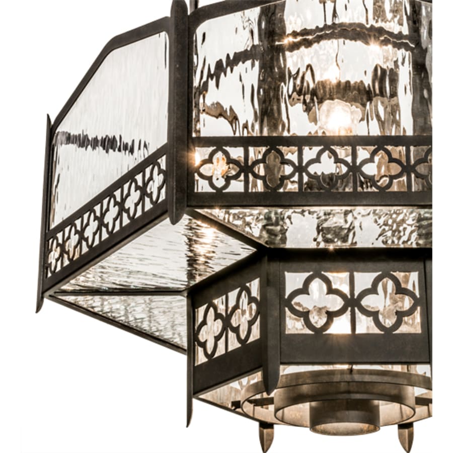 Meyda Tiffany Church 6 Light 36" Wide Abstract Pendant